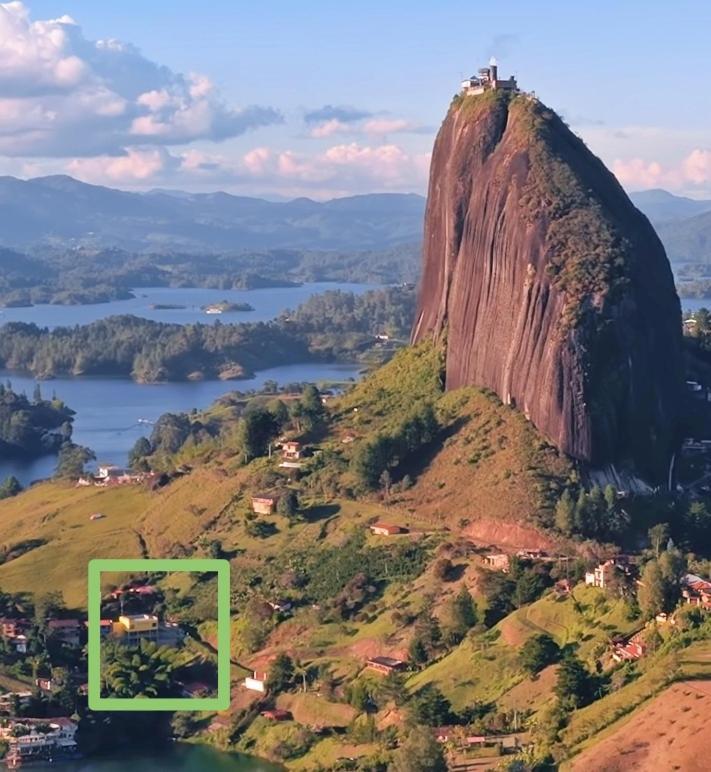 Descanso Bajo La Piedra Del Penol Guatapé Exterior foto